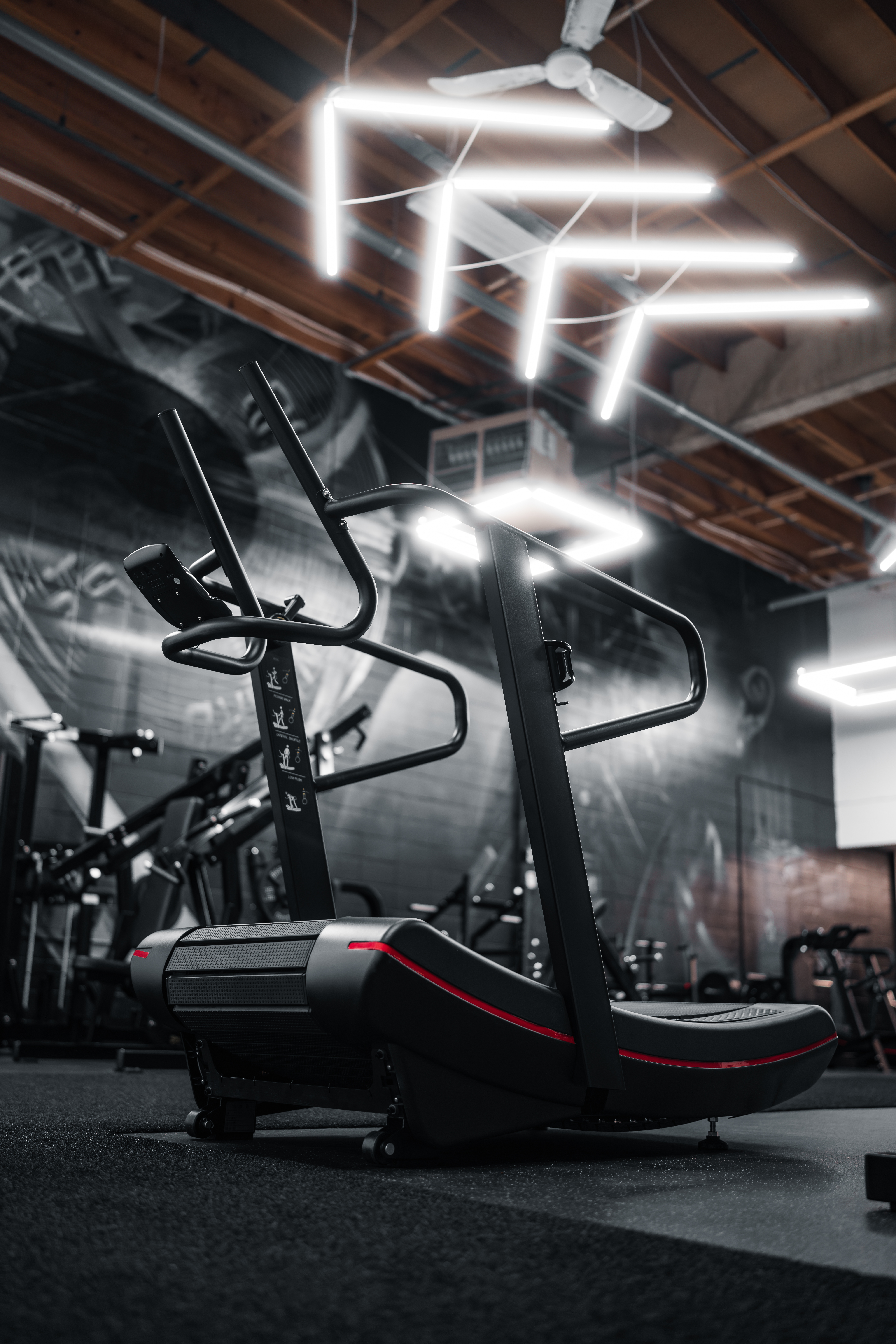 Gold luxury wellness suite with premium equipment and recovery technologies